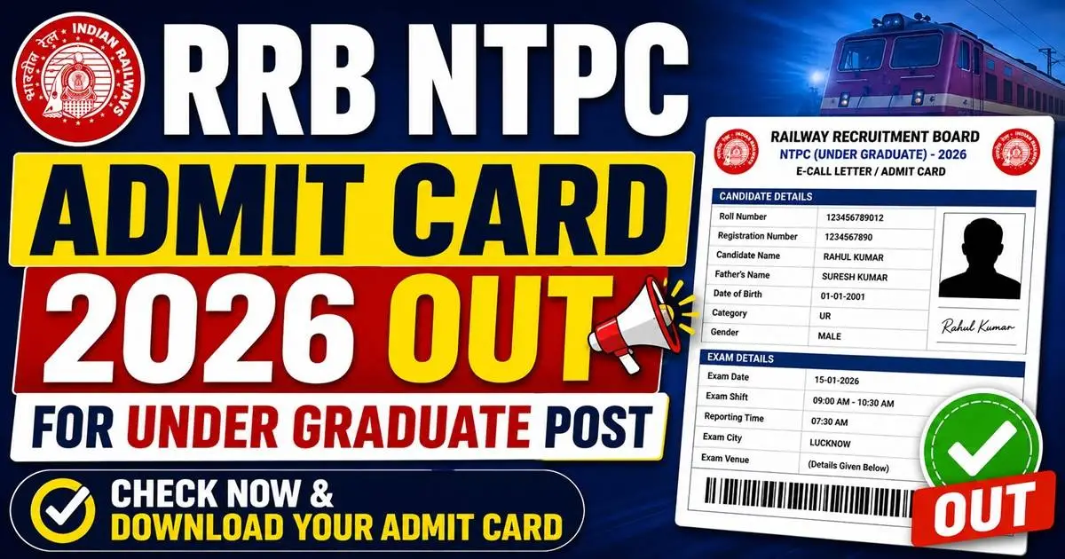 RRB NTPC Admit Card