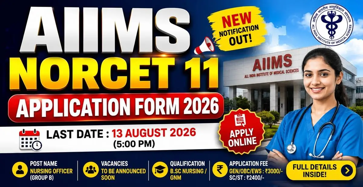 AIIMS NORCET 11 Recruitment