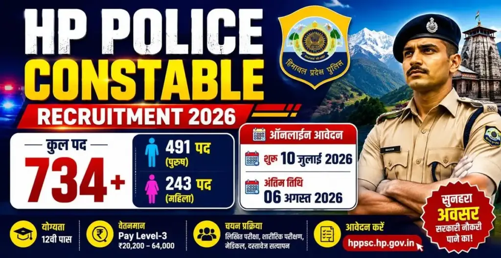 HP Police Constable Recruitment