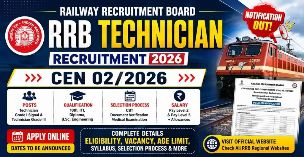 RRB Technician Recruitment
