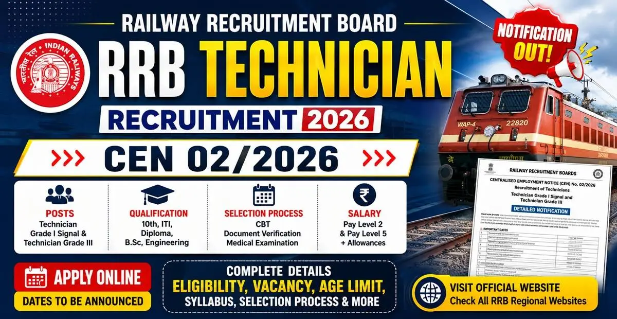 RRB Technician Recruitment