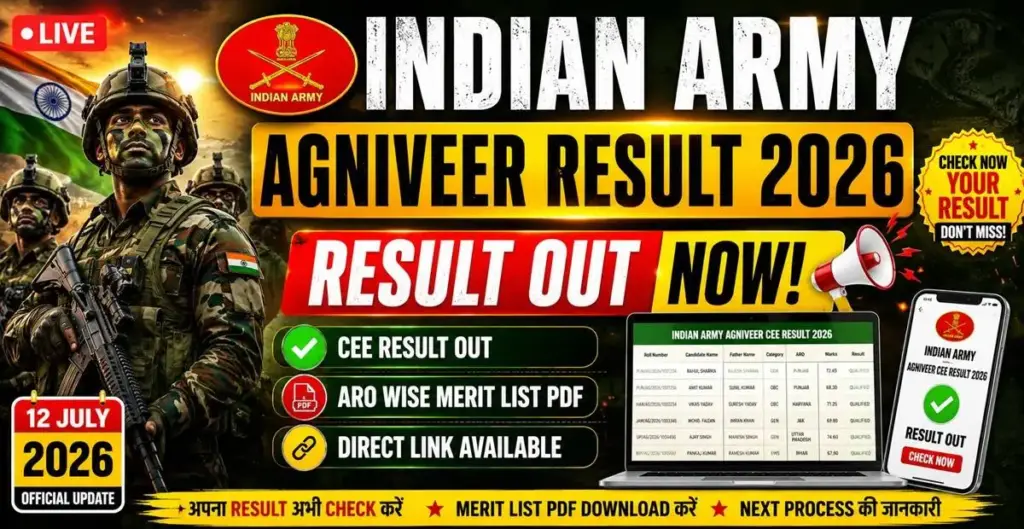 Indian Army Agniveer Result