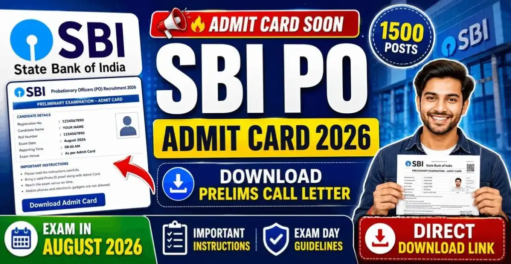 SBI PO Admit Card
