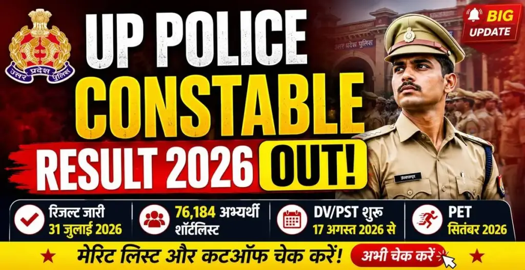 UP Police Constable Result 2026