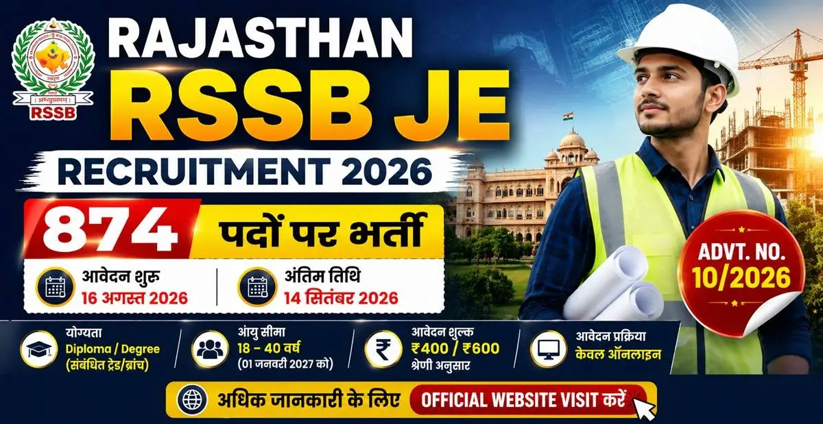 Rajasthan RSSB JE Recruitment