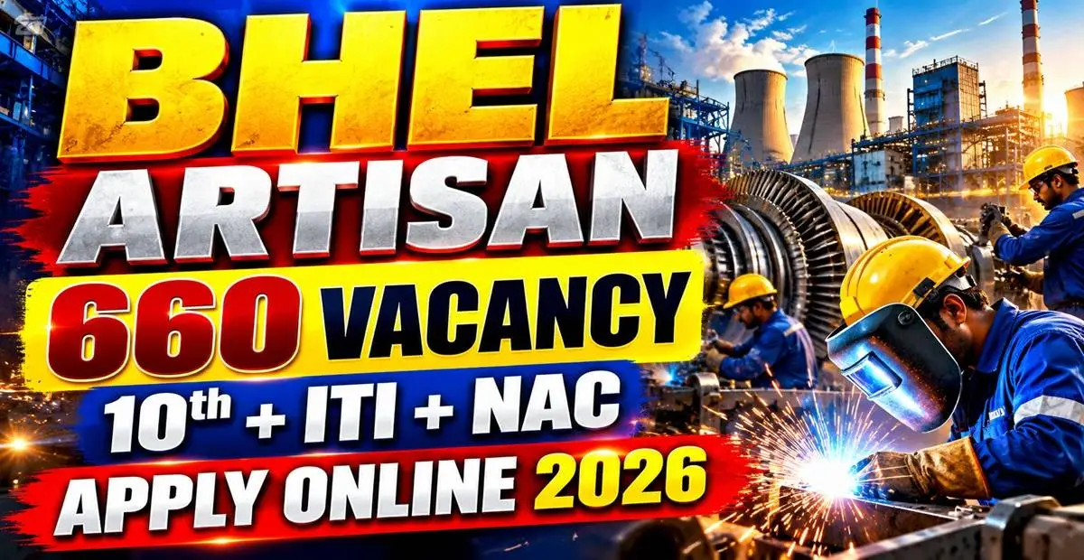 BHEL Artisan Recruitment 2026