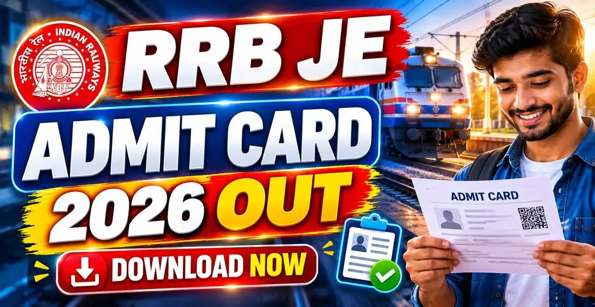 RRB JE Admit Card