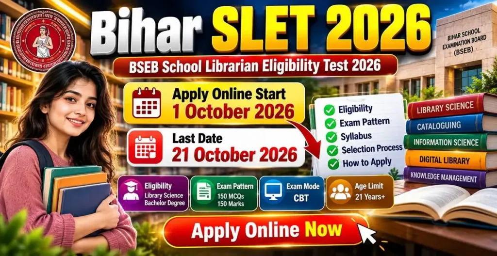 Bihar SLET 2026
