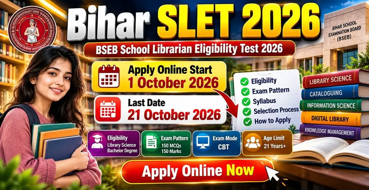 Bihar SLET 2026
