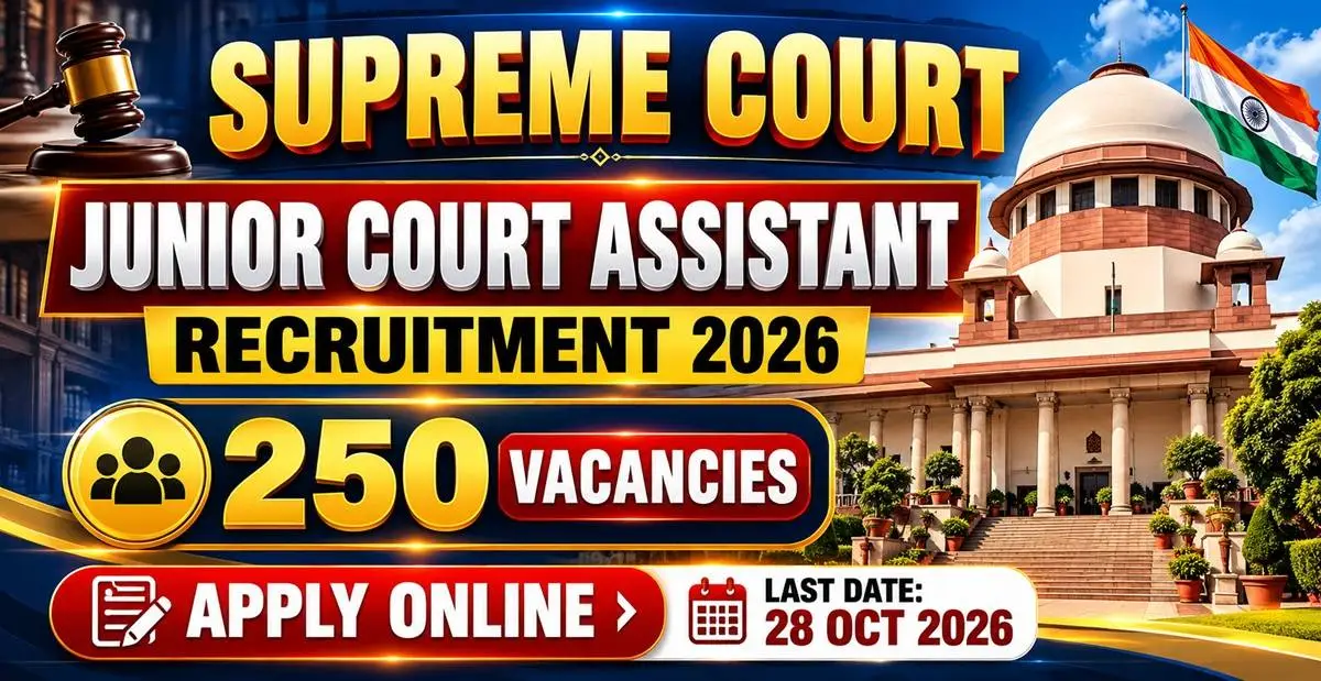 Supreme Court of India Junior Court Assistant